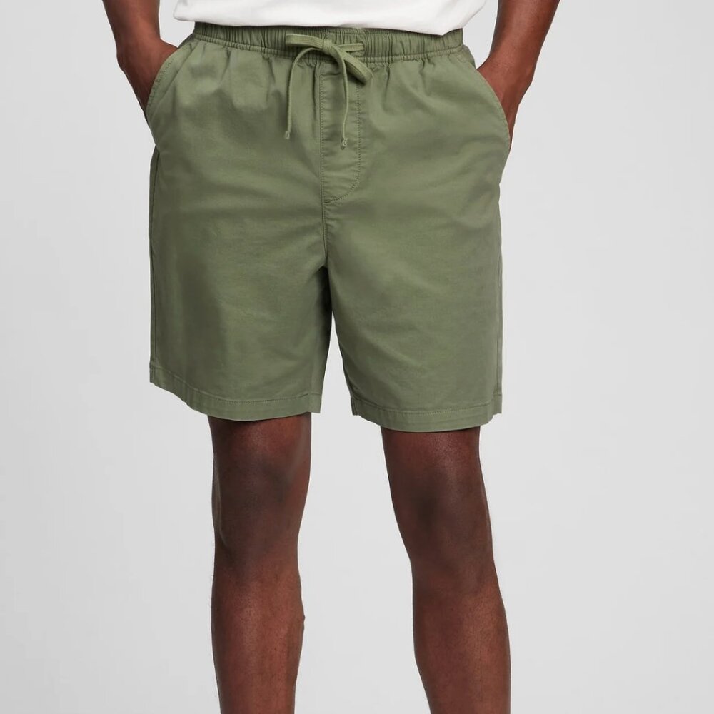 GAP 7" Easy Shorts With E-Waist Desert Cactus Green